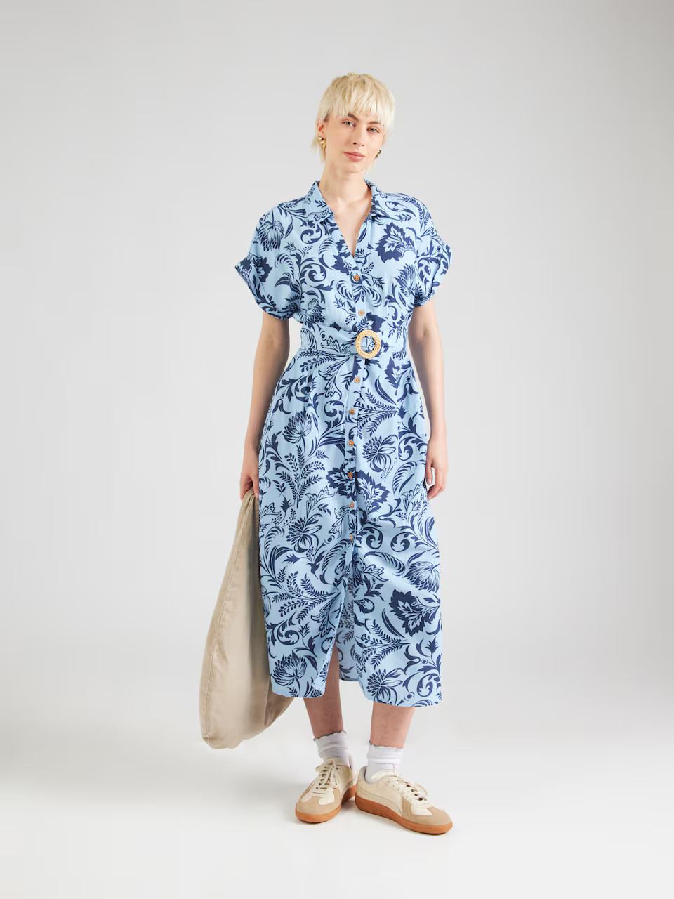 ONLY Shirt Dress 'ONLJakiri' in Marine Blue, Light Blue | ABOUT YOU CH