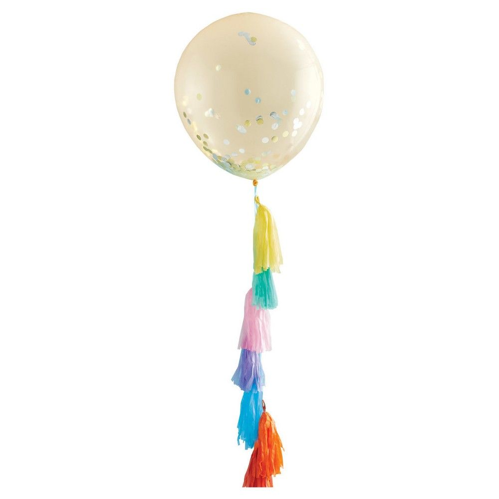 Confetti Balloon with Tassel Tail - Spritz | Target