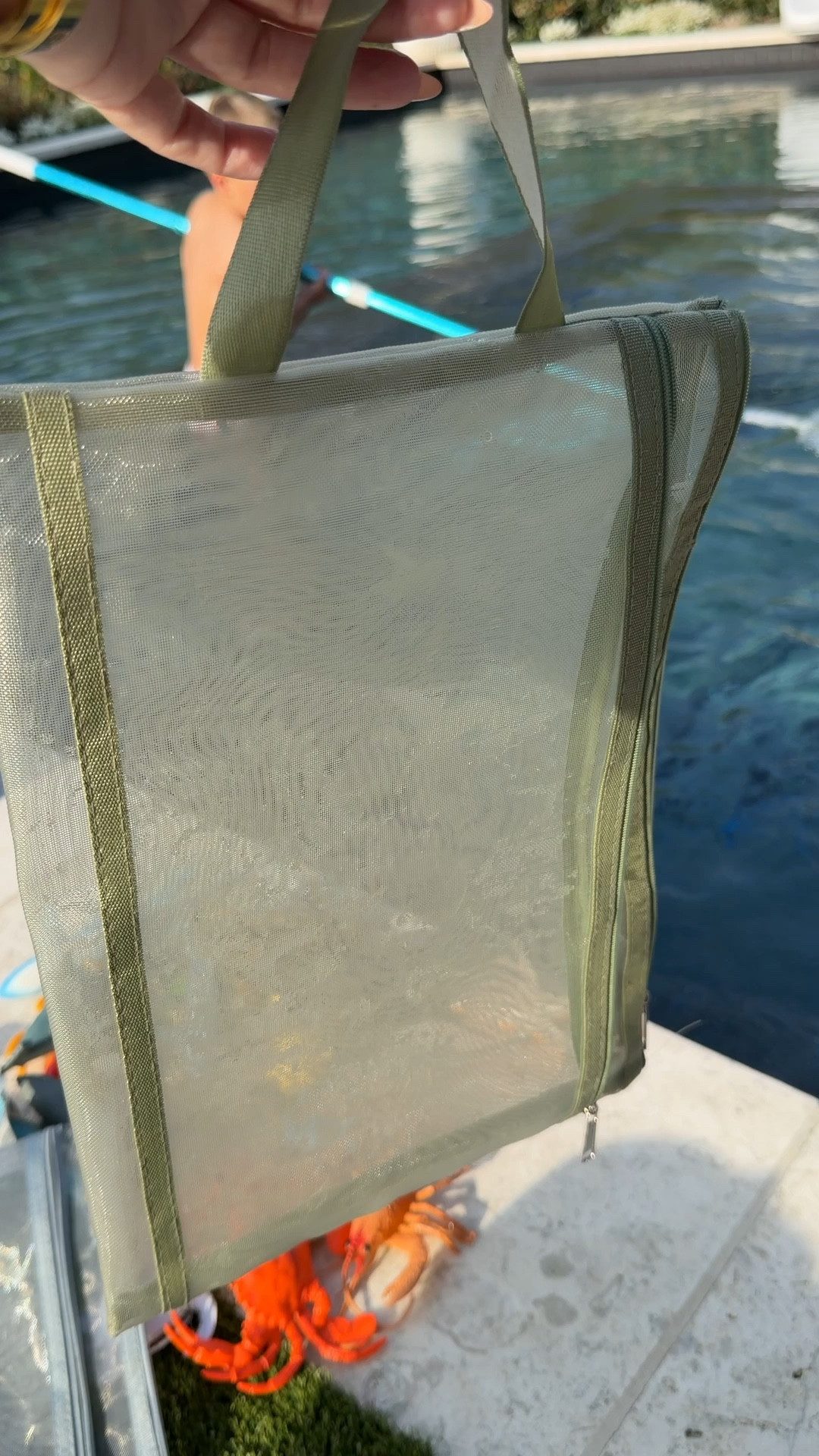 10 pack for $22! Love these mesh bags for the car, travel, & pool/beach. Each bag has two zippered pockets and a handle to hang. We’ve been using outside to store wet pool toys & letting them hang dry. I also have a few of these bags in my car to organize things & we use for travel! 

#LTKKids #LTKTravel #LTKmomlife