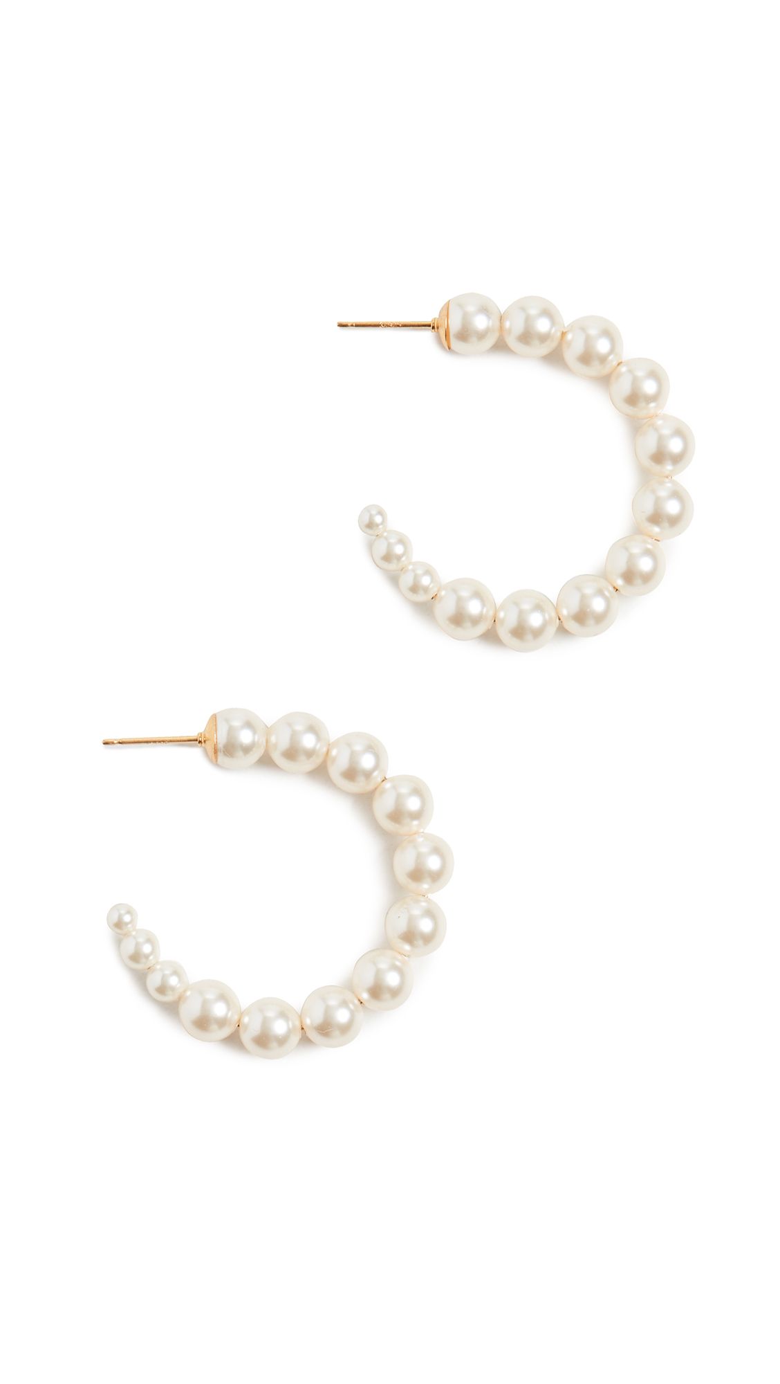 Cream Pearl Earrings | Shopbop