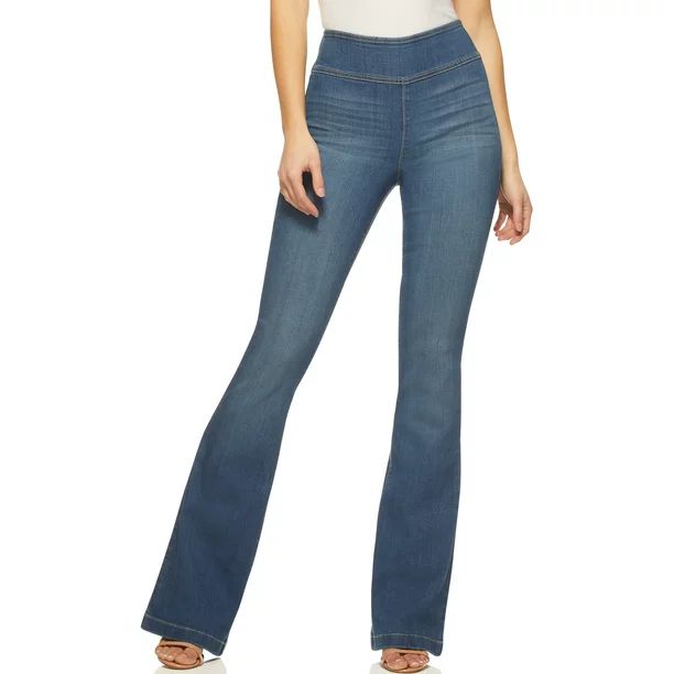 Sofia Jeans by Sofia Vergara Women’s Melisa Pull-On Flare Jeans - Walmart.com | Walmart (US)