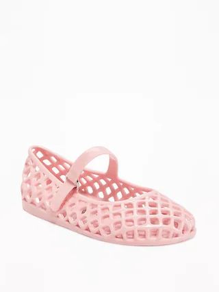 Old Navy Mary Jane Jelly Sandals For Toddler Girls Size 10 - Soft pink | Old Navy US