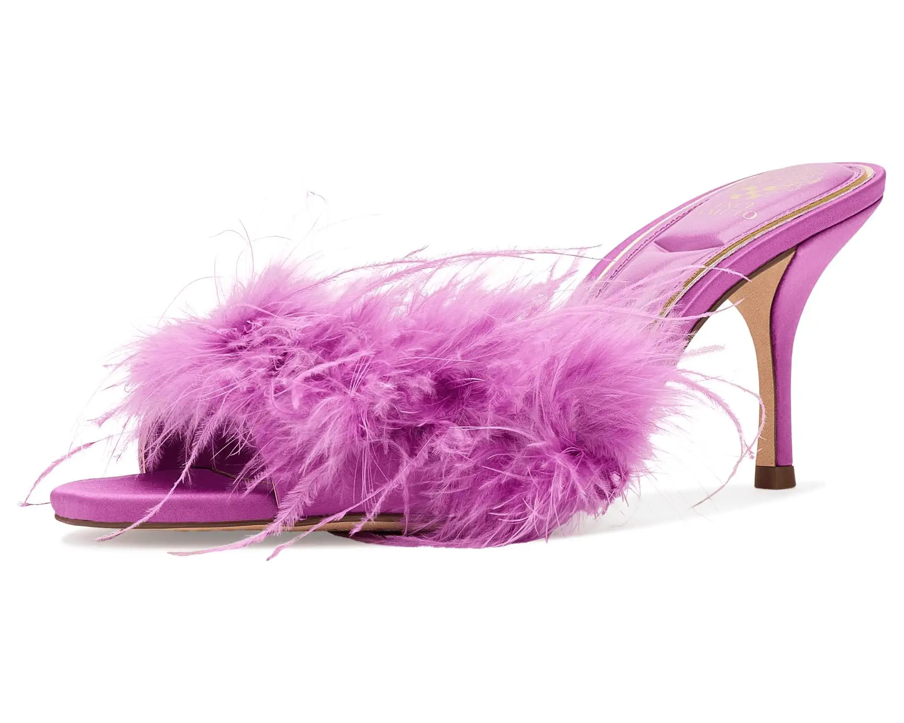 Paelly Feather High Heel Mule Sandals | Zappos