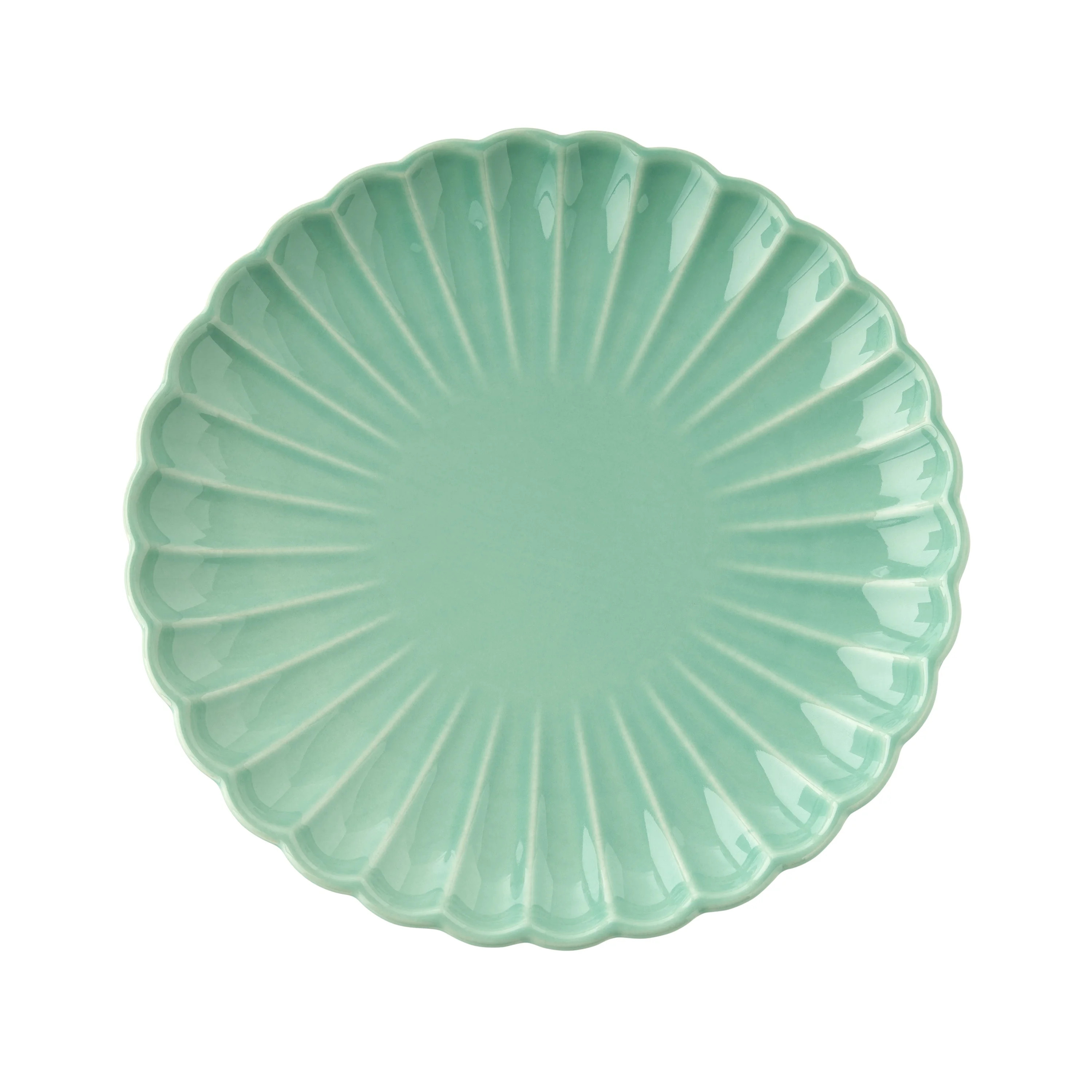 The Pioneer Woman Colette Stoneware Salad Plate, Green | Walmart (US)
