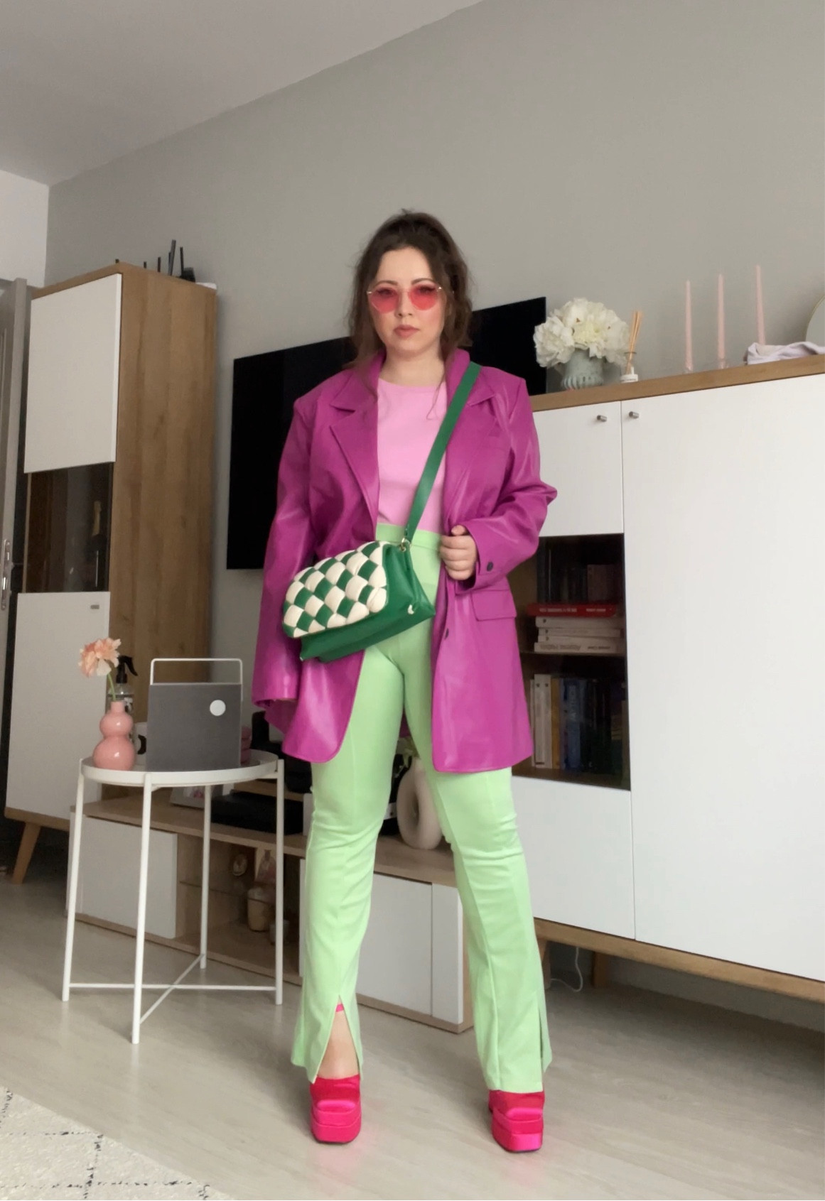 Colorful outfit to wear for going out💚💕

#LTKshoecrush