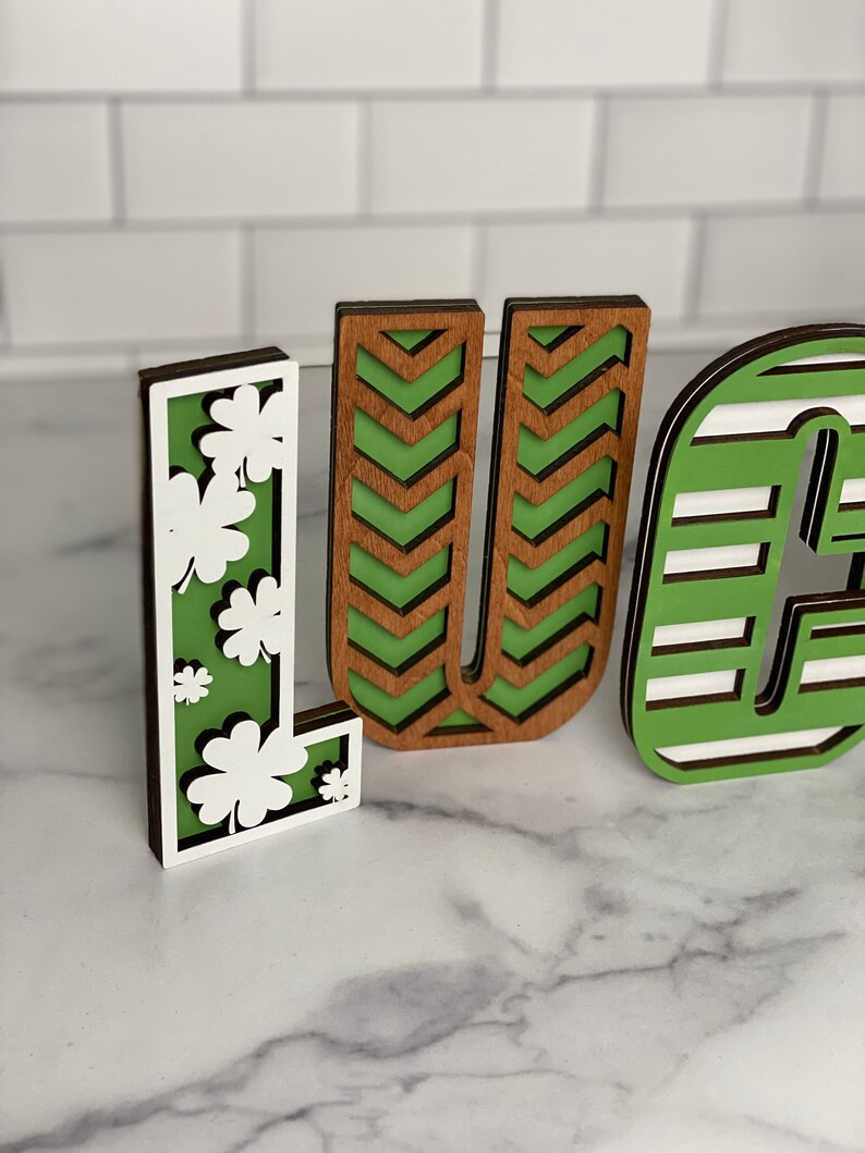 Lucky St. Patrick's Day Decor  Wooden St. Patrick's | Etsy | Etsy (US)