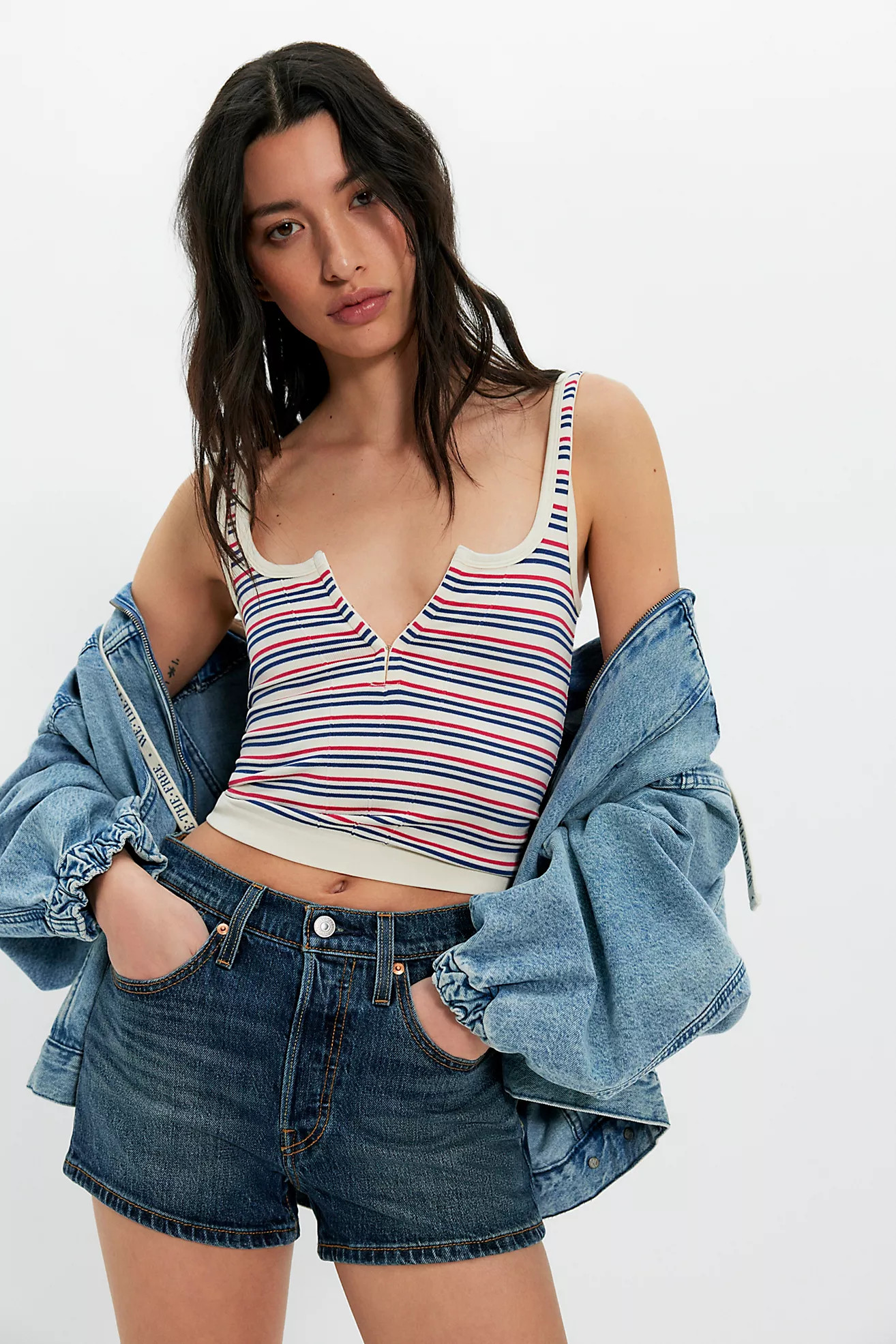 Striped Simply Soft Cami | Free People (Global - UK&FR Excluded)