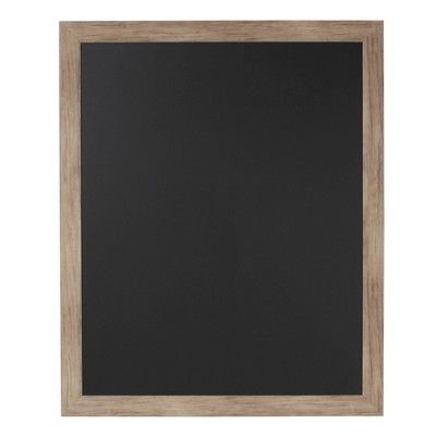 33" x 27" Beatrice Framed Magnetic Chalkboard Rustic Brown - DesignOvation | Target