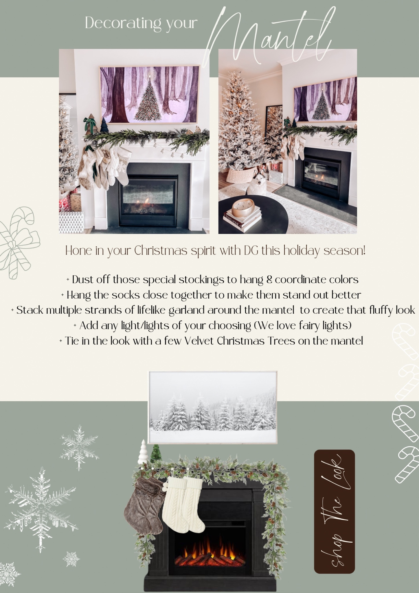 Decorating Tips for your Mantel from Designer Grey 

#LTKGiftGuide #LTKHoliday #LTKSeasonal