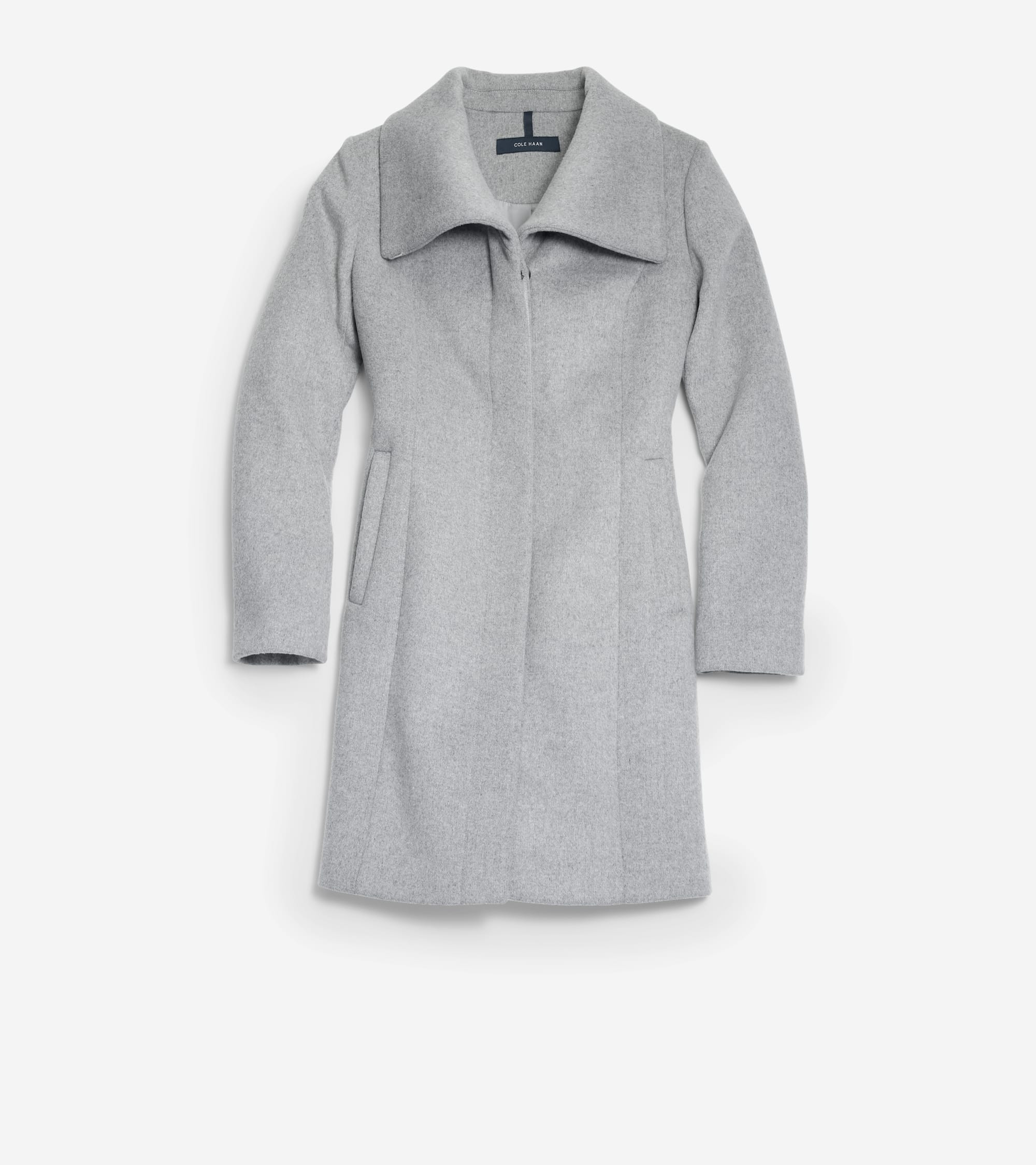 Women's Convertible Collar Button-Up Coat | Cole Haan (US)
