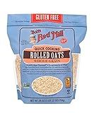 Bob's Red Mill Gluten Free Quick Cooking Rolled Oats, 28 Oz | Amazon (US)