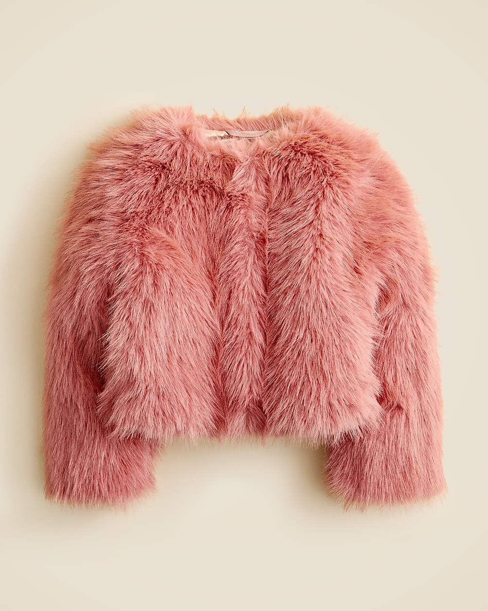Crewcuts Collection cropped faux-fur jacket | J. Crew US