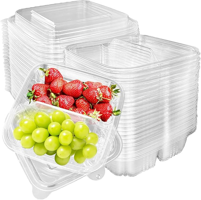 Haawooky 30 Pack Bento Snack Containers,2 compartments Lunchable Containers with Lids,Divided Foo... | Amazon (US)
