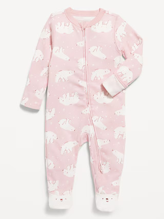 2-Way-Zip Sleep & Play Footed One-Piece for Baby | Old Navy (US)