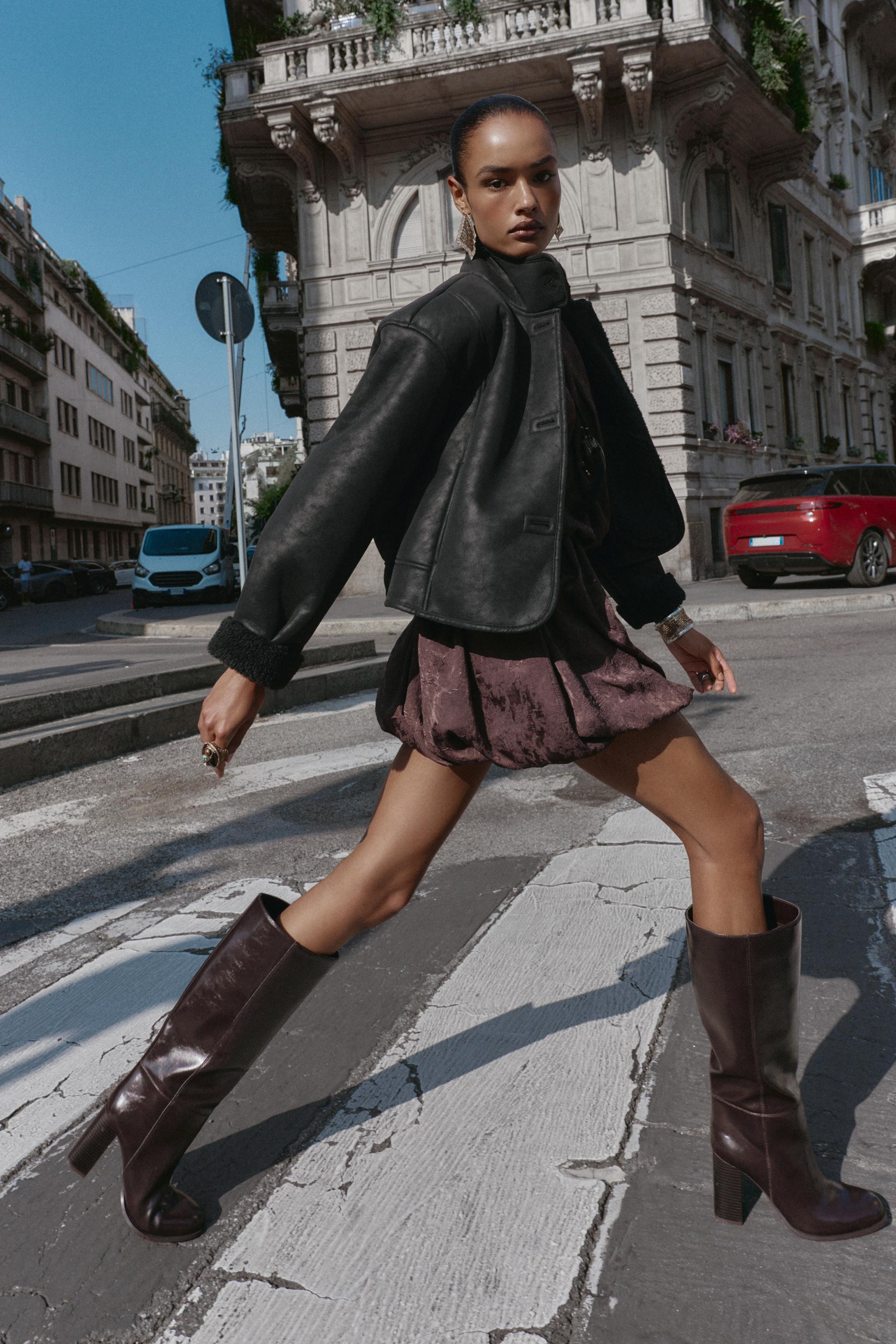 DOUBLE-FACED FAUX SUEDE JACKET | Zara US