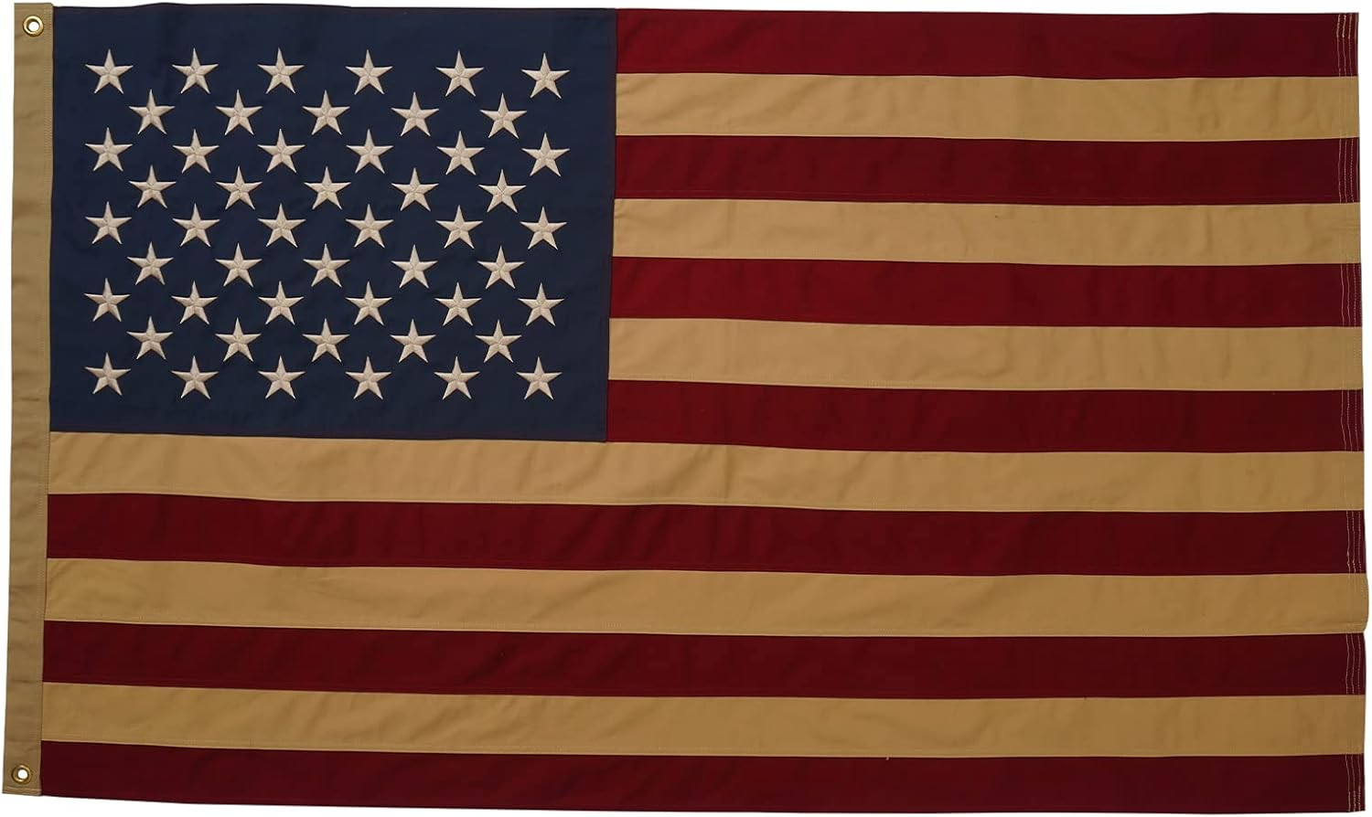SYII Vintage American Cotton Flag 3x5 Ft Made in USA, Luxury Embroidered Stars and Double Stitche... | Amazon (US)