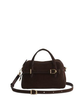 Madewell Belted Suede Satchel  | Bloomingdale's Handbags | Bloomingdale's (US)