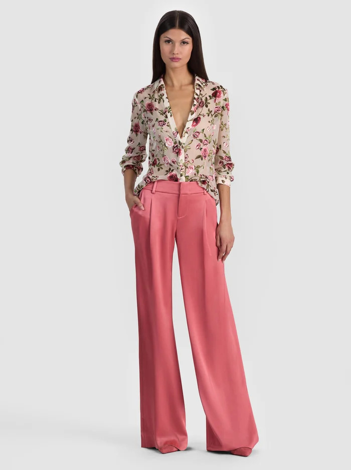 ERIC LINEN PANT | Alice + Olivia