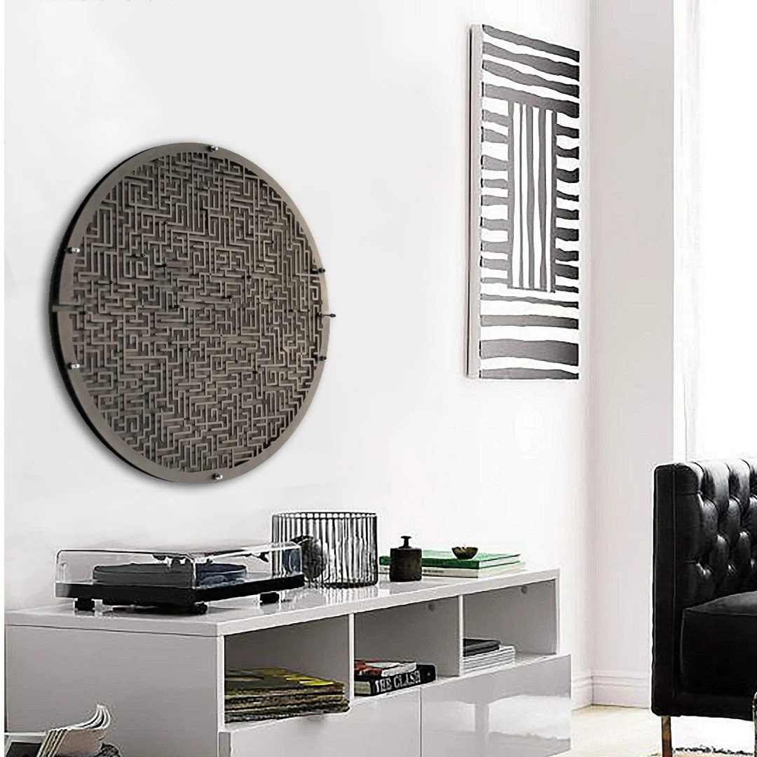 Labyrinth Wall Game - Metal Wall Games, Metal Wall Art, Metal Wall Sign , Metal Wall Decor, Play ... | Etsy (US)