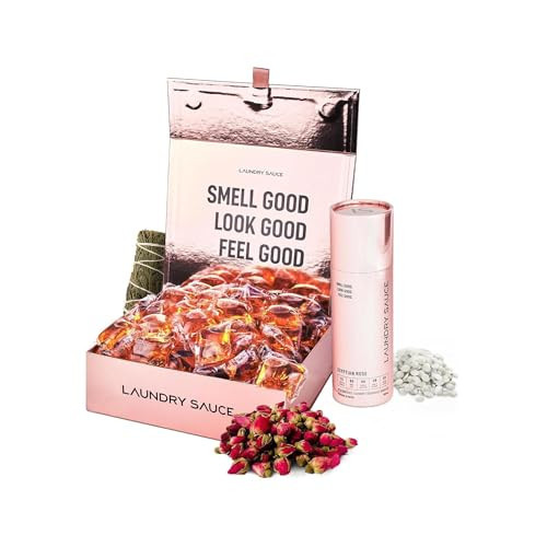Laundry Sauce - Luxury Scented Laundry Detergent Pods & Scent Booster Bundle (Egyptian Rose), Premium Laundry Washing Pods with High-End, Sophisticated Fragrances - Dye Free & HE Compatible | Amazon (US)
