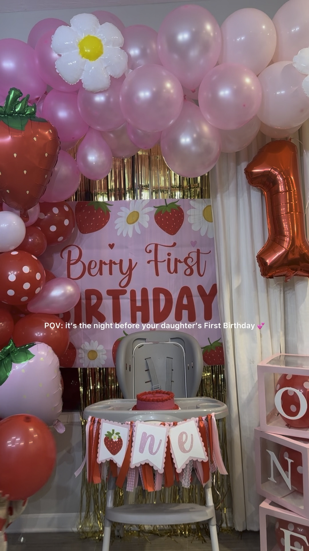 Berry First Birthday baby girl party theme! This was so easy to put together and is more beautiful in person! Comes with everything you need to host the most memorable first birthday! 

#LTKBaby #LTKParties #LTKKids