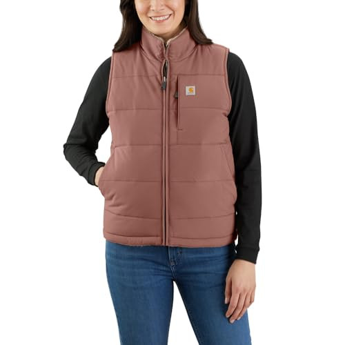 Carhartt Women's Relaxed Fit Midweight Utility Vest, Nutmeg, REG-XL | Amazon (US)