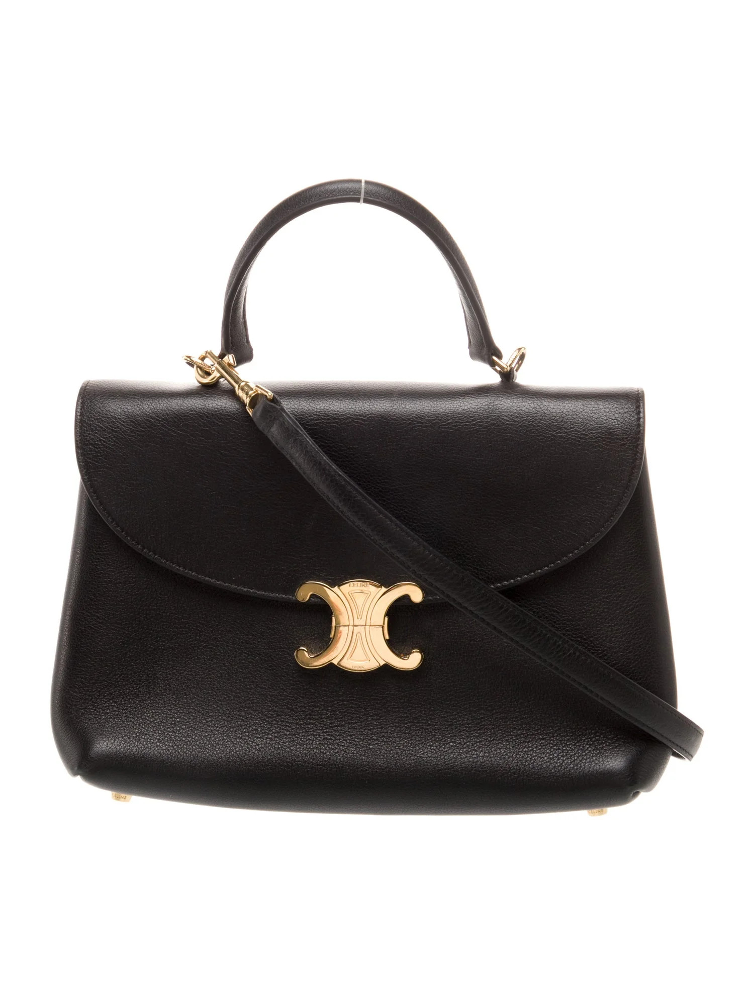 Celine Triomphe Nino Medium 2024 - Black Handle Bags, Handbags - CEL373283 | The RealReal | The RealReal