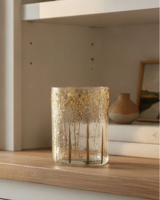 Pressed Babies Breath Jar | Large | MJHome