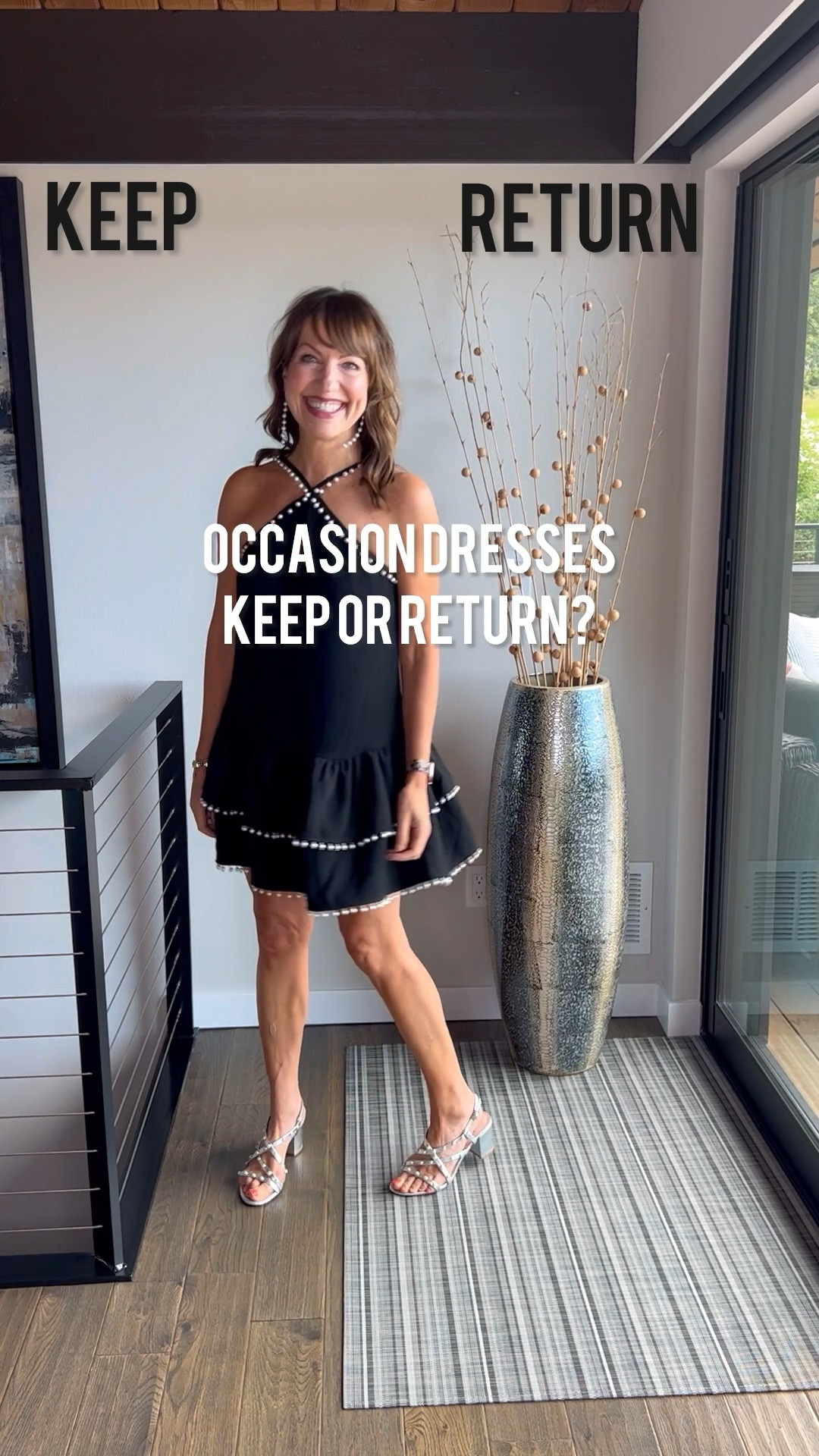 So you have any special occasions this fall? I’m looking for a dress to wear to my son’s wedding rehearsal dinner- time to try on dresses!! Keep or Return??💁🏻‍♀️
1️⃣ When I saw this fun @elliatt dress on @thegraydetails I had to try it on!! Ultimately it’s too low on the armpits for me (my lack of curves doesn’t hold it up) and it’s a bit short. Return!!
However, I love these pearl dangly earrings for an occasion or any outfit!! Keep!!🤍
2️⃣ I obviously love a pretty halter style dress, and this one doesn’t disappoint!! I love the bright purple, and these silver block heel sandals are also comfy and special!! Keep!!💜
3️⃣ This @tedbaker dress has such a pretty dark floral print, and I love the ruffles, but when I saw it on me through the camera lens I decided it wasn’t very flattering. Especially if the dress is for an occasion, it’s good to make sure it photographs well! Believe us, not every dress is flattering in a picture! Return!!💐
The dresses that didn’t work for my body type might be perfect for you! 
How to Shop:🛍️ 
1️⃣ Comment “links” for links to be sent directly to your inbox!
2️⃣ Click the link in our bio to shop from the @shop.ltk app or from lastseenwearing.com
Also, links will be on our stories!! Thank you for shopping from our links!!❤️

Elliat, LBD, party dress, Mango halter dress, purple dress, Ted Baker dress, midi dress, dark floral dress, fall dress, guest at a wedding dress, Jewel Badgely Mischa, silver heels, pearl earrings 


#LTKstyletip #LTKparties #LTKwedding