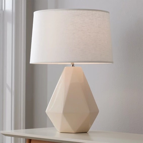 Sizzling Colors Geometric Ceramic Table Lamp | Shades of Light