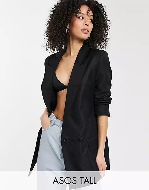 ASOS DESIGN Tall perfect blazer in black | ASOS (Global)