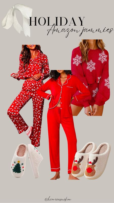 Amazon Christmas pajamas! So cute for Christmas morning! 

 Amazon Christmas jammies, matching Christmas pajamas, winter pajamas, holiday pajamas, family pajamas

#LTKSeasonal #LTKmidsize #LTKHoliday