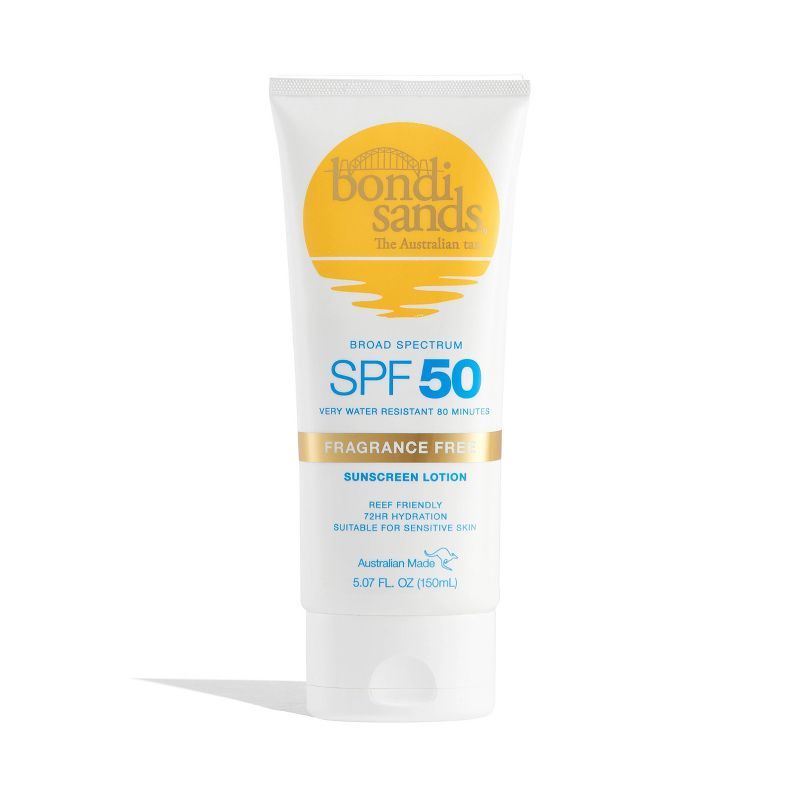 Bondi Sands Sunscreen Fragrance Free Body Lotion - SPF 50 - 5.07 fl oz | Target