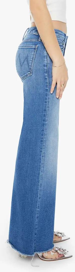 Lil' Roller Frayed Wide Leg Jeans | Nordstrom