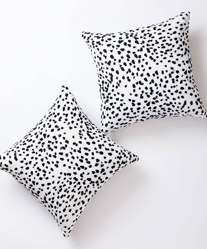 Pantaknot Dalmatian Spots Decorative Throw Pillow Covers Set of 2 Dog Dots Pillowcase Cushion Hom... | Amazon (US)