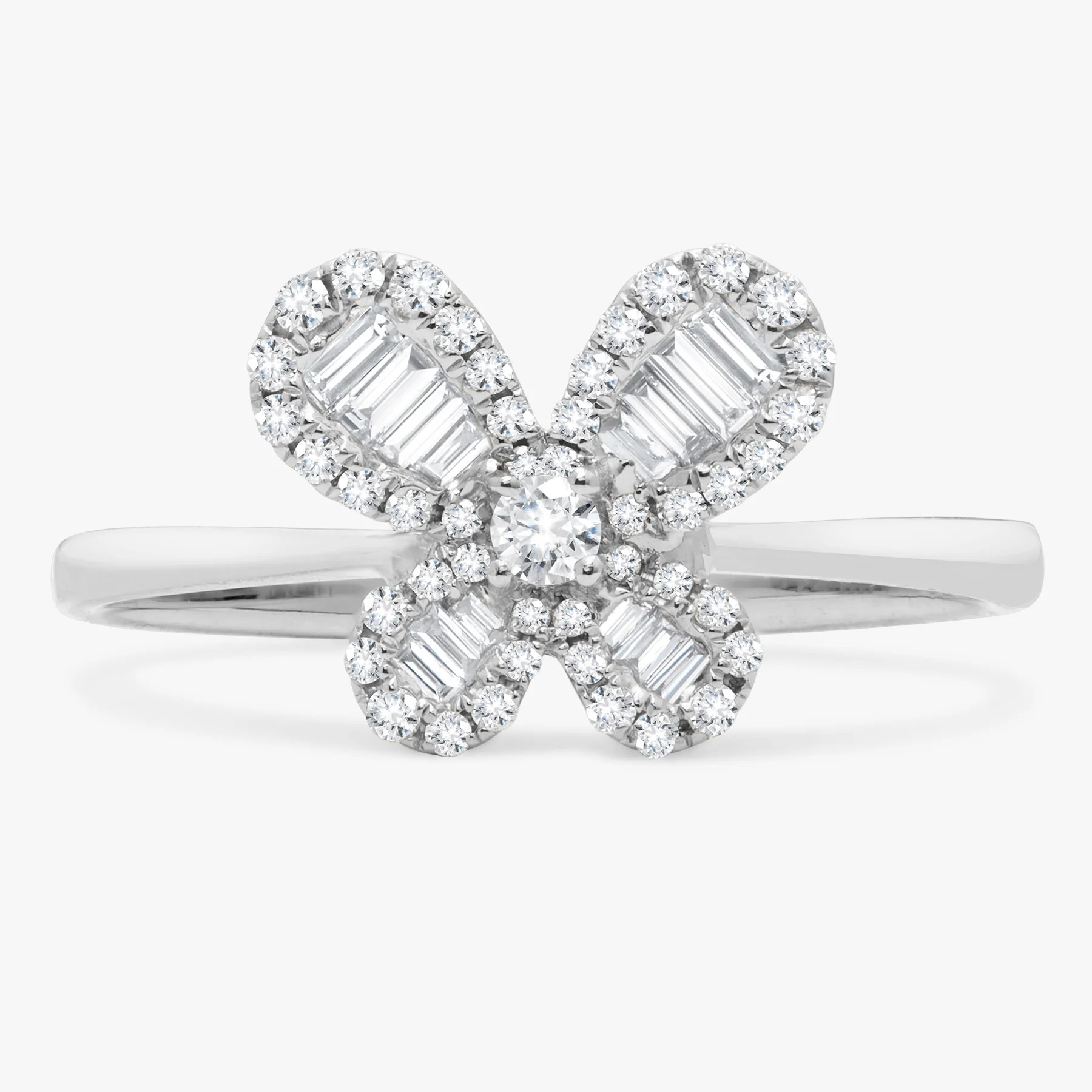Chloe Baguette Butterfly Ring | RW Fine Jewelry