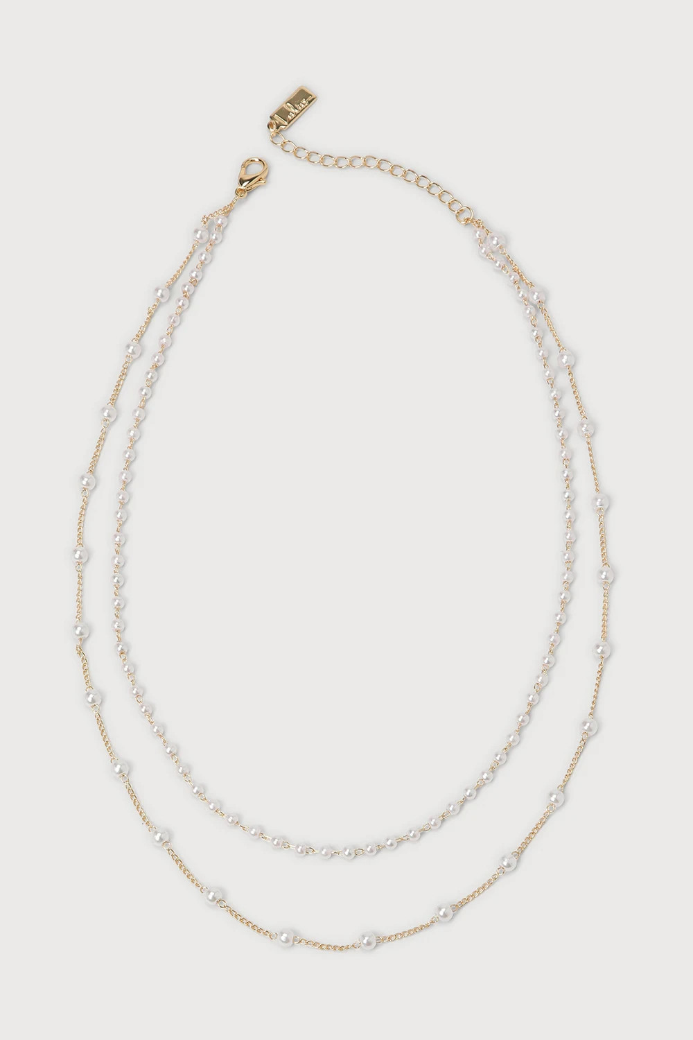 Elegant Feeling 14KT Gold and Pearl Layered Necklace | Lulus (US)