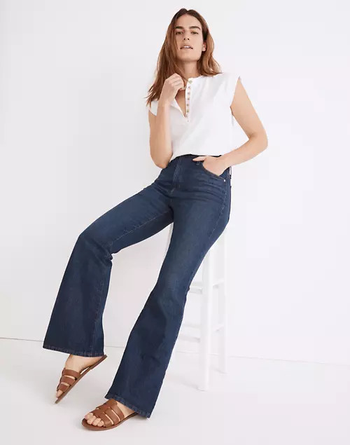 The Perfect Vintage Flare Jean in Beaucourt Wash | Madewell