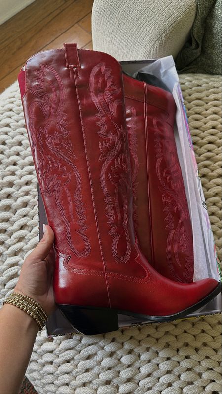 Cowboy boots
Western
Western boots
Red boots
Cherry red boots
Red cowboy boots 
Festival
Boots 

#LTKstyletip #LTKshoecrush #LTKFestival