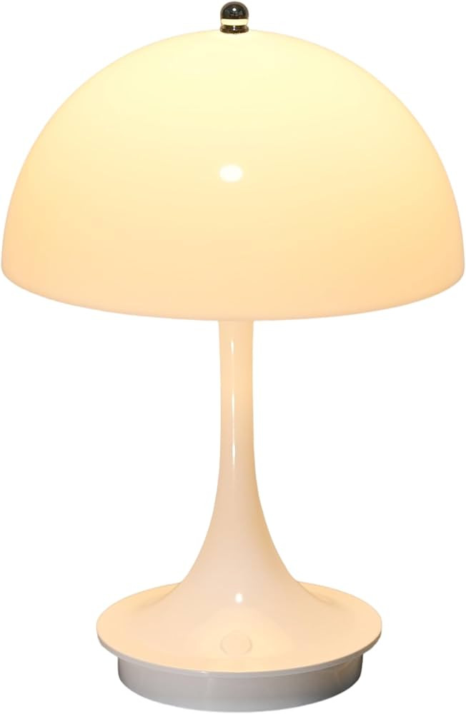 Flower Bud Lamp Modern Flowerpot Cordless Mushroom Touch Table Lamp 3 Mode Dimmable Rechargeable ... | Amazon (US)