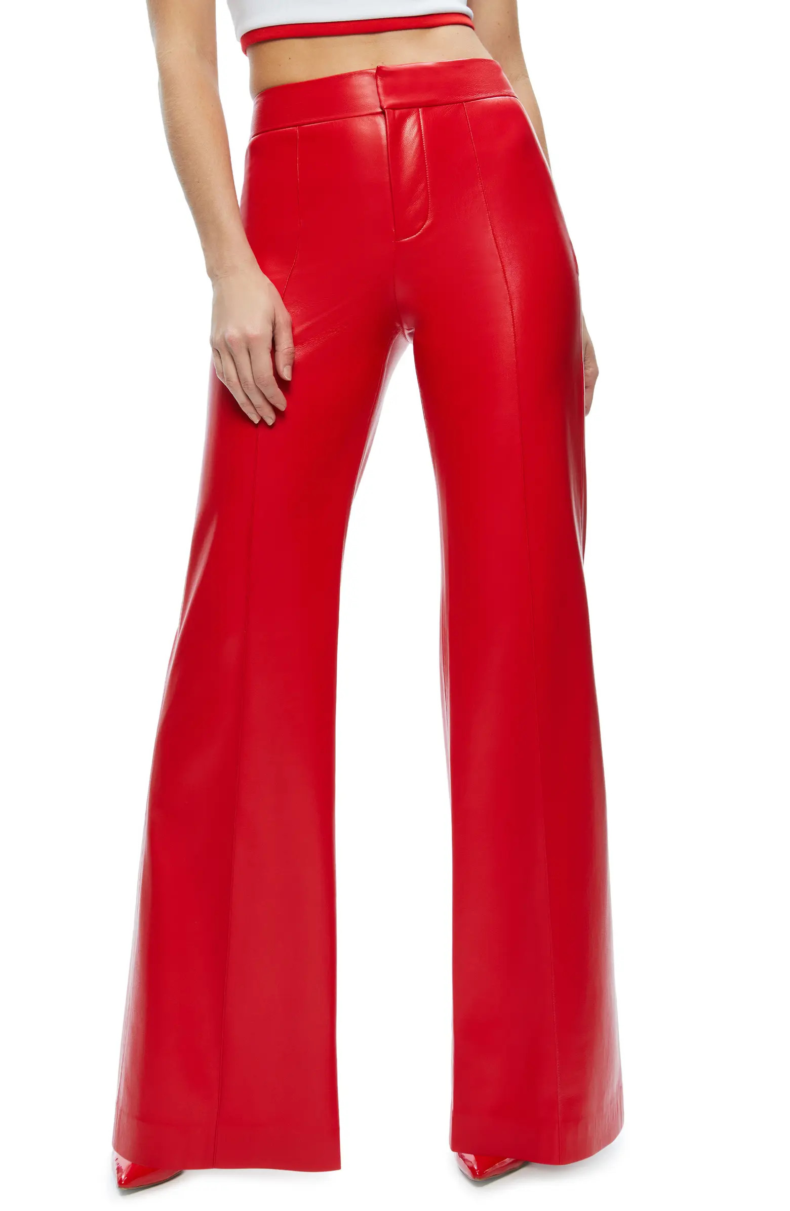 Dylan Wide Leg Faux Leather Pants | Nordstrom