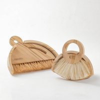 Wooden Dustpan & Brush Set | Montessori Cleaning Mini Wood Supplies Small Broom Crumb | Etsy (US)