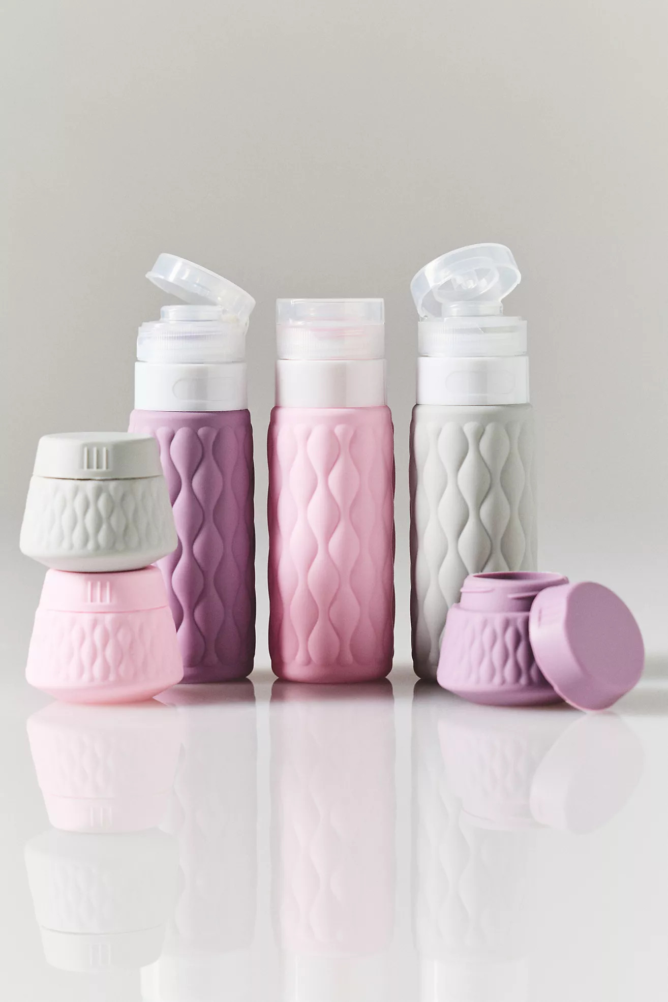 Miamica Puffy Silicone Travel Bottles Set | Anthropologie (US)