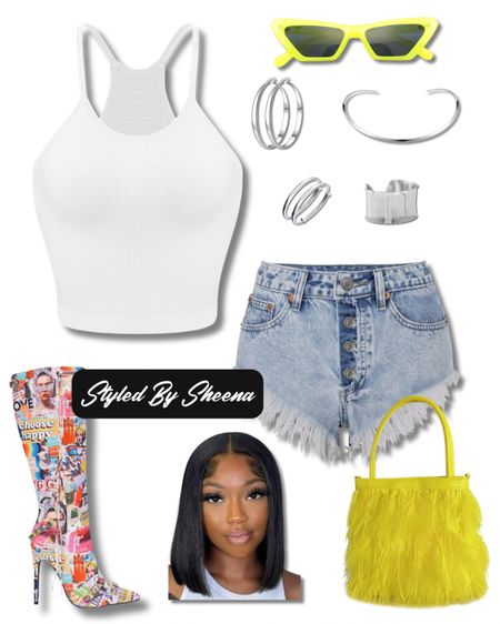 Summer Outfit Inspo



spring outfits, white tank, distressed denim shorts, fuzzy neon bag, midi boots, graphic boots, silver jewelry, Amazon Outfits

#LTKitbag #LTKshoecrush #LTKstyletip