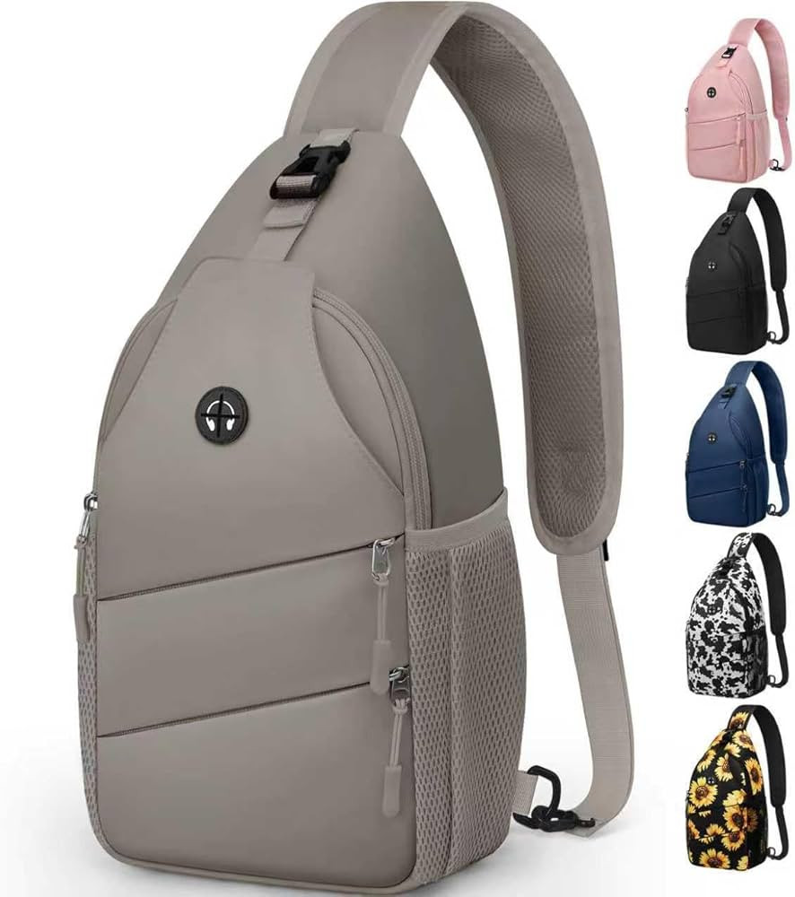 Pritent Crossbody Bags for Women Men Trendy Sling Bag Backpack Casual Chest Bag with Convertible ... | Amazon (US)