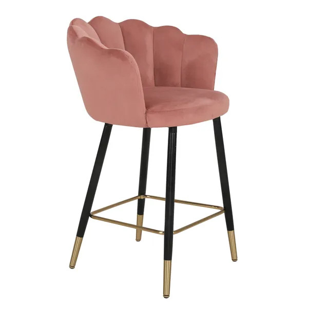 Vivian Velvet Bar Stool | Dunelm (migrated)