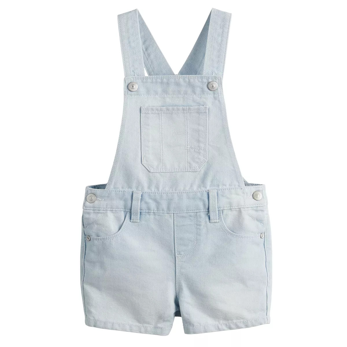 Toddler Girl Jumping Beans® Denim Shortalls | Kohl's