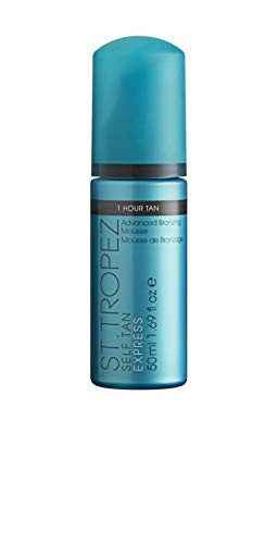 St.Tropez Self Tan Express Mousse, Fast Acting Fake Tan, Develops in 1-3 Hours, Streak-Free Finish, Vegan, Natural & Cruelty Free, 50 ml | Amazon (UK)