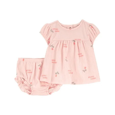 Carter's Child of Mine Baby Girl Easter Outfit Set, 2-Piece, Sizes 0/3-24 Months | Walmart (US)