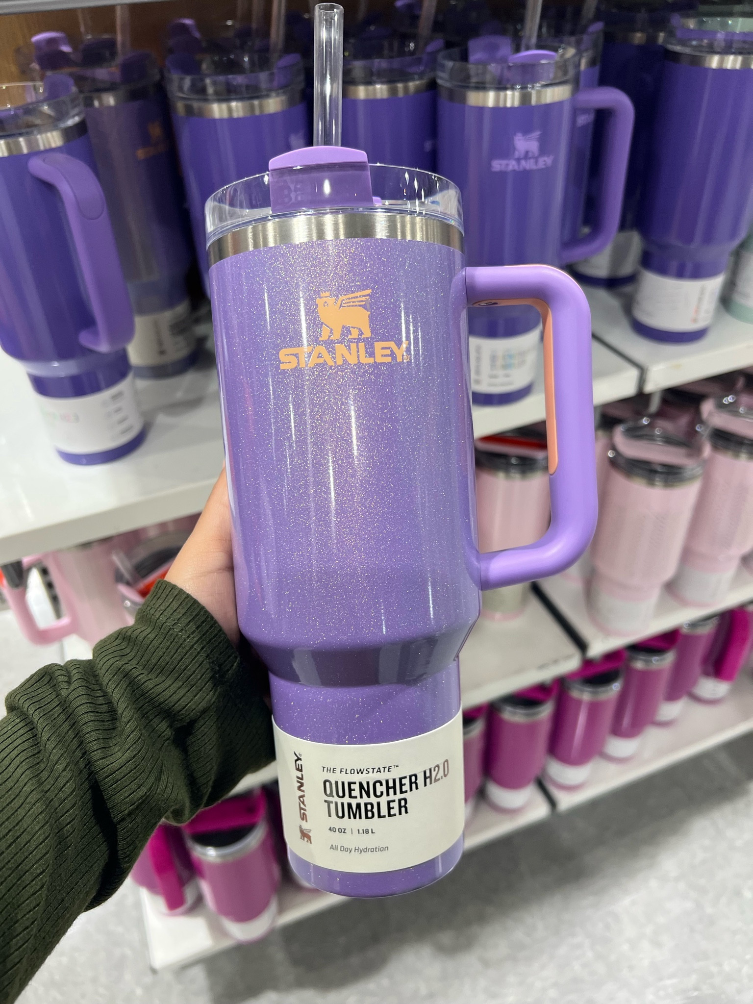 Back in stock! Periwinkle Shimmer 💜✨

#stanley #pink #shimmer #glitter #purple #tumbler #handle #straw

#LTKFindsUnder50 #LTKSeasonal #LTKMostLoved